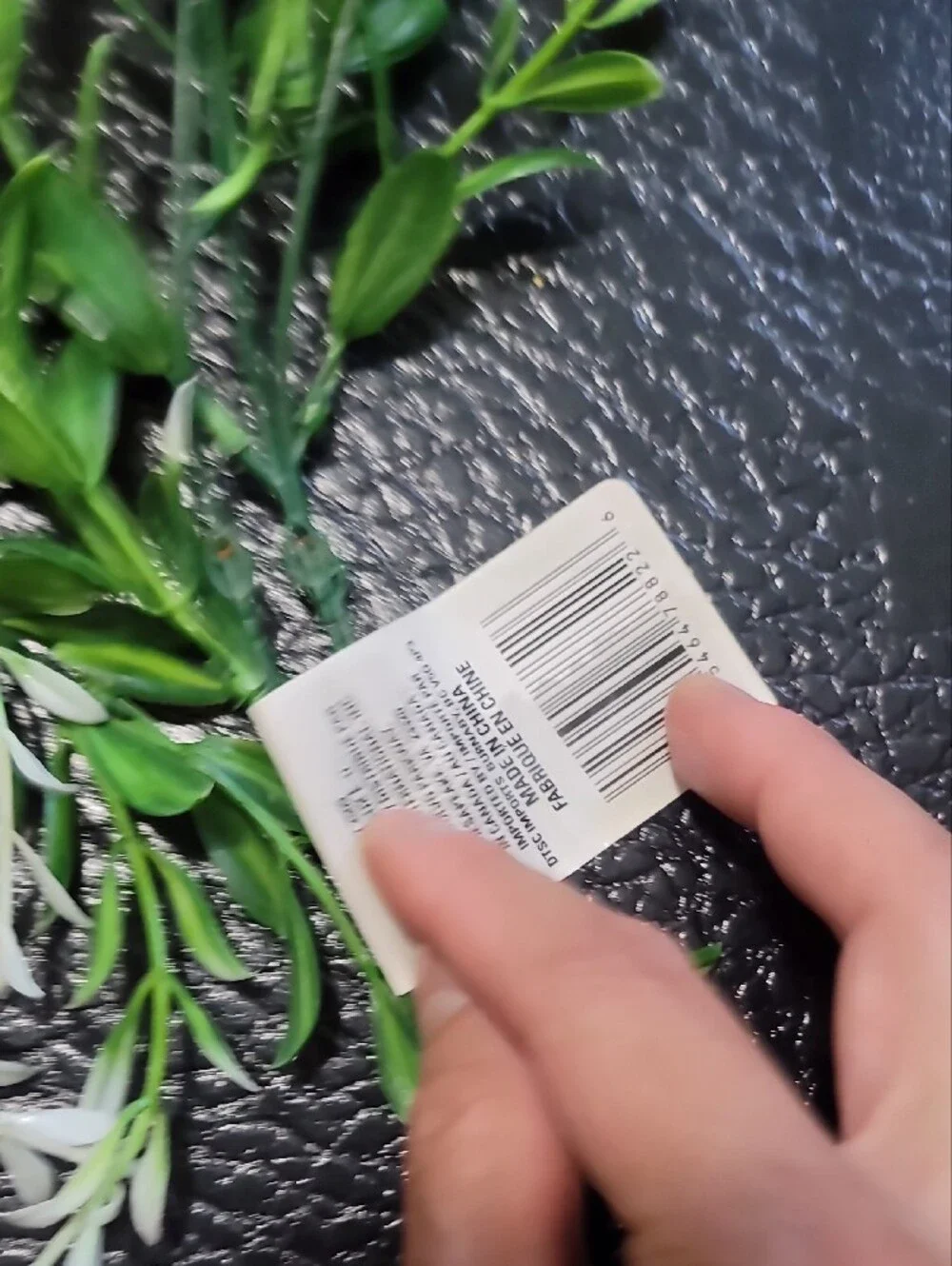 Artificial Greenery Foral Plant with White Tips